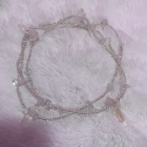 Accessories - Clear Crystal Handmade Waist Bead